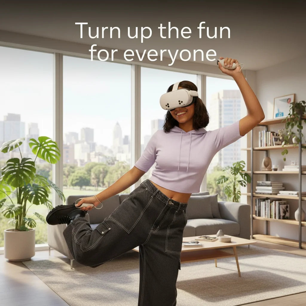 Meta Quest 3S 128GB – All-in-One Mixed Reality Headset for Immersive VR/MR Experiences