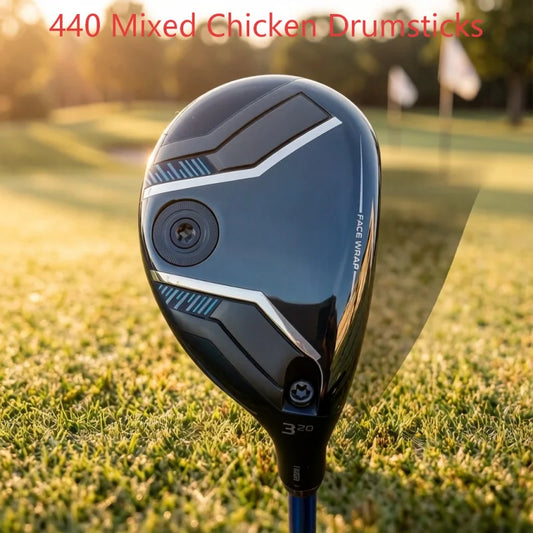 New Golf Club 440 Men's Fairway Wood Club, Chick Leg Multifunctional Forgiving Hybrid Long-Distance All-in-One Small Chick Leg
