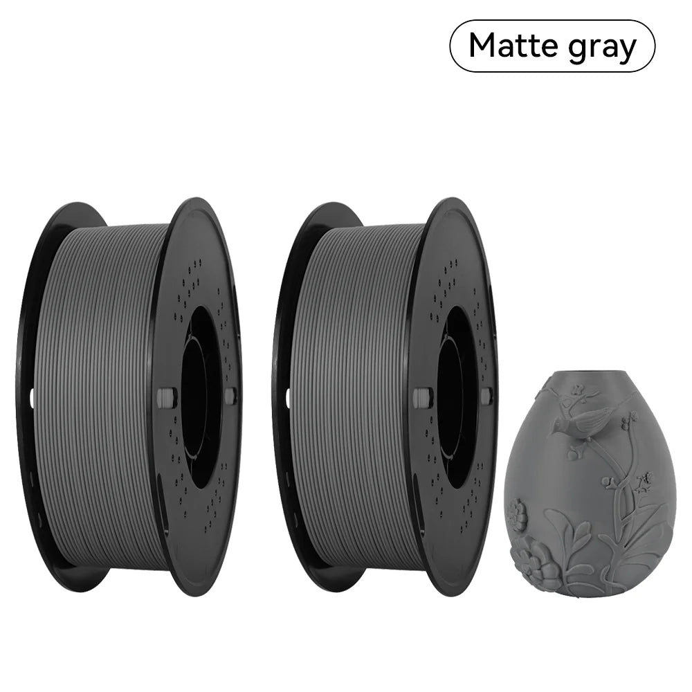 KINGROON 3D Printer Filament PLA Matte Filament 1.75mm 1KG 2KG 3KG High Precision No Bubbles 3D Printer Materials