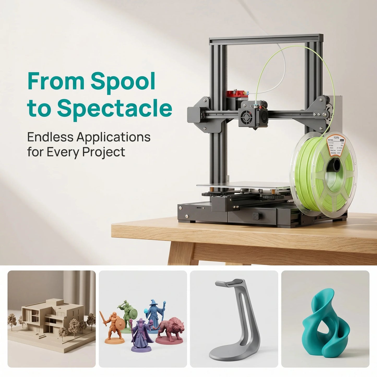 YOOPAI Matte PLA+ Bundle Filament 8/16 Spool 250g/Roll Mix Color 250g X 8 Filament Matte PLA for 3D Printers